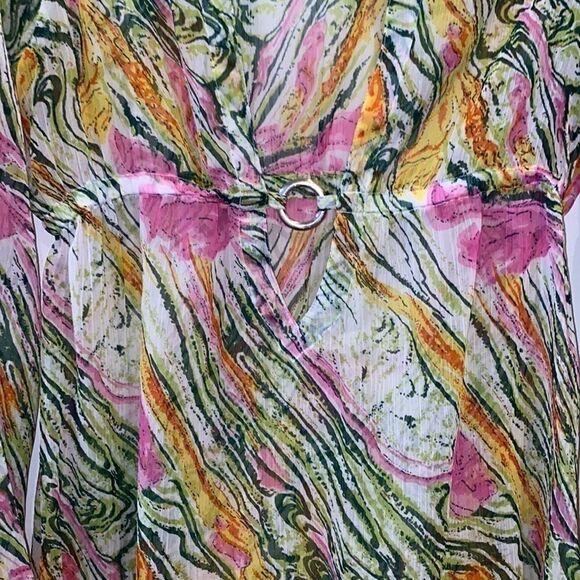 Pineapple Cove Swimsuit Beach Island Coverup Grandmacore Resort Vacay Large - Picture 3 of 10